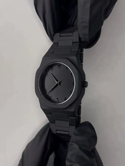 Black Aura Arabic Watch